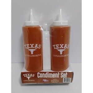 MRL SPORTS UNIVERSITY OF TEXAS UT LONGHORNS OFFICIALLY LICENSED CONDIMENT SET